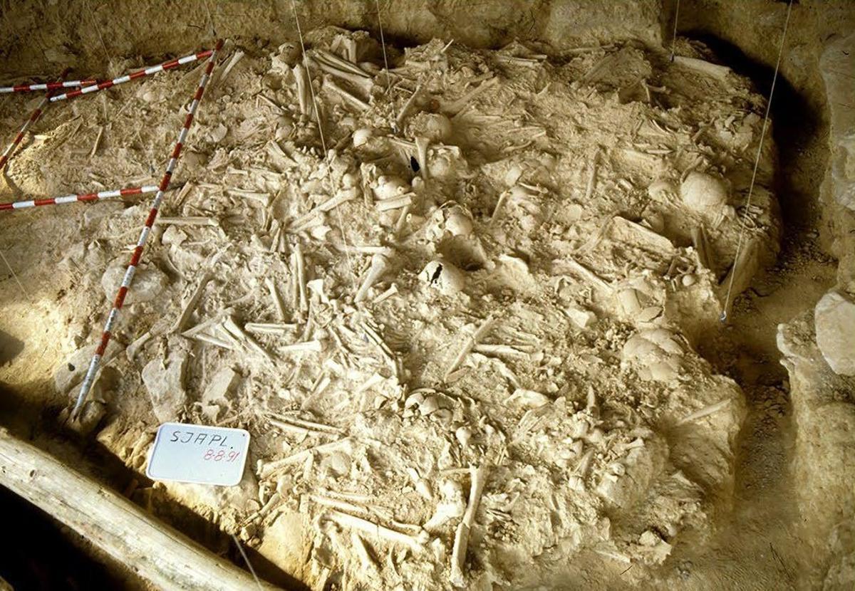 Restos arqueológicos hallados en la Rioja Alavesa.