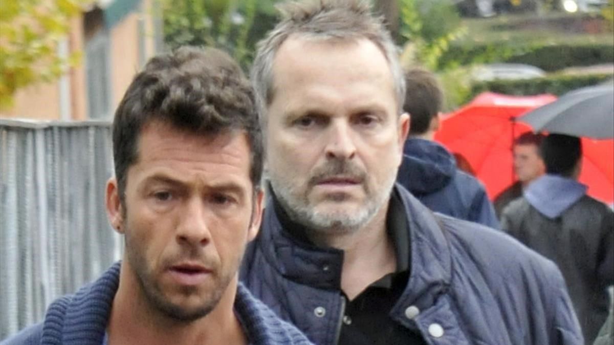 Miguel Bosé y Nacho Palau, en el 2011. Miguel Bosé y Nacho Palau, en el 2011.