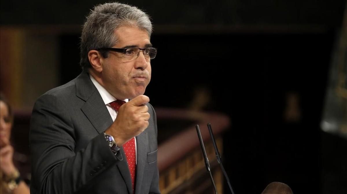 Francesc Homs, en el pleno del Congreso, el 27 de septiembre. Francesc Homs, en el pleno del Congreso, el 27 de septiembre.