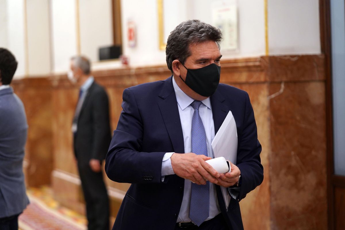 Pleno del Congreso , en la imagen el ministro de Inclusión , Seguridad Social y Migraciones José Luis Escrivá. Pleno del Congreso , en la imagen el ministro de Inclusión , Seguridad Social y Migraciones José Luis Escrivá.