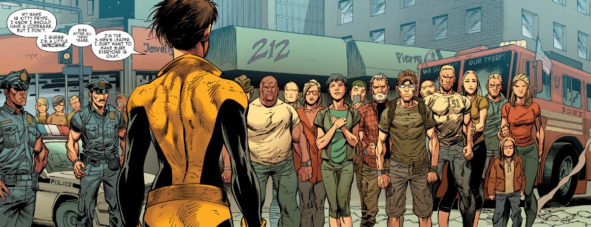 Una de las polémicas viñetas de Ardian Syaf en ’X-Men Gold’. Una de las polémicas viñetas de Ardian Syaf en ’X-Men Gold’.