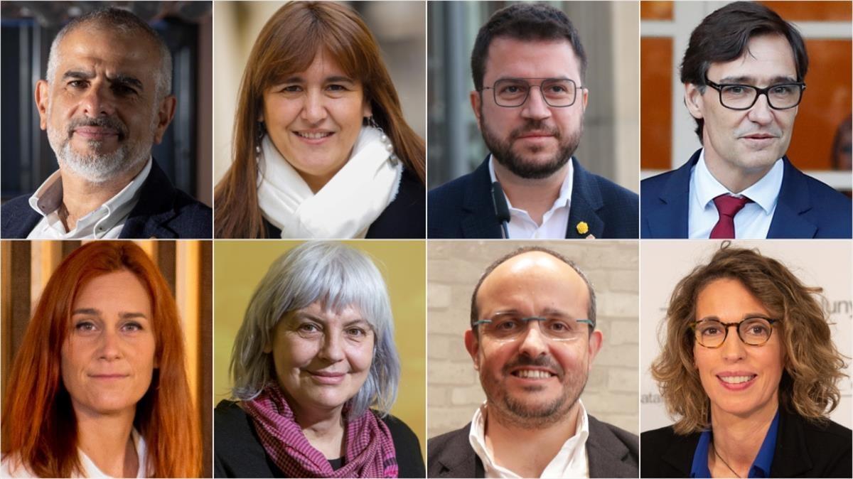 Candidatos a las elecciones autonómicas de Catalunya.