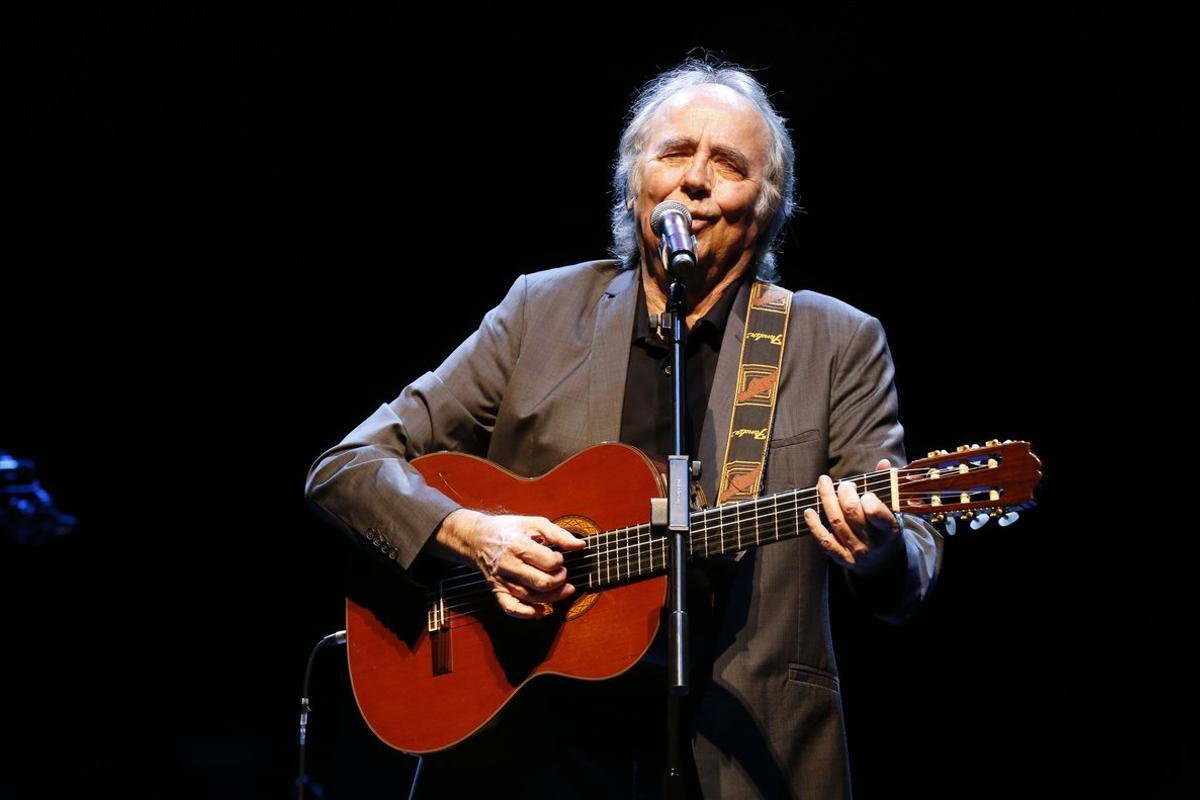Joan Manuel Serrat, en el concierto de homenaje a Moncho en L’Auditori en enero del 2019.