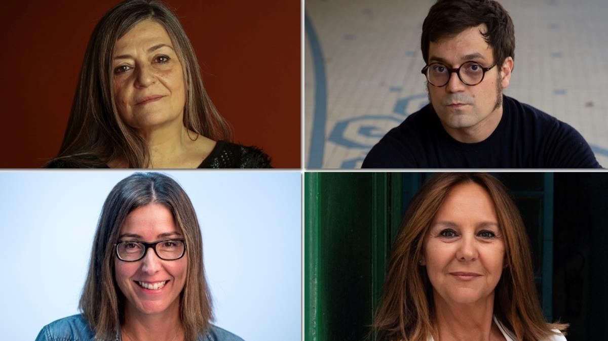 Olga Merino, Miqui Otero, Ana Sánchez y María Dueñas. Olga Merino, Miqui Otero, Ana Sánchez y María Dueñas.