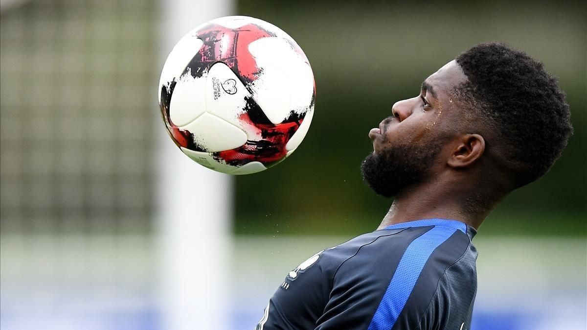 Samuel Umtiti, con la selección francesa. Samuel Umtiti, con la selección francesa.