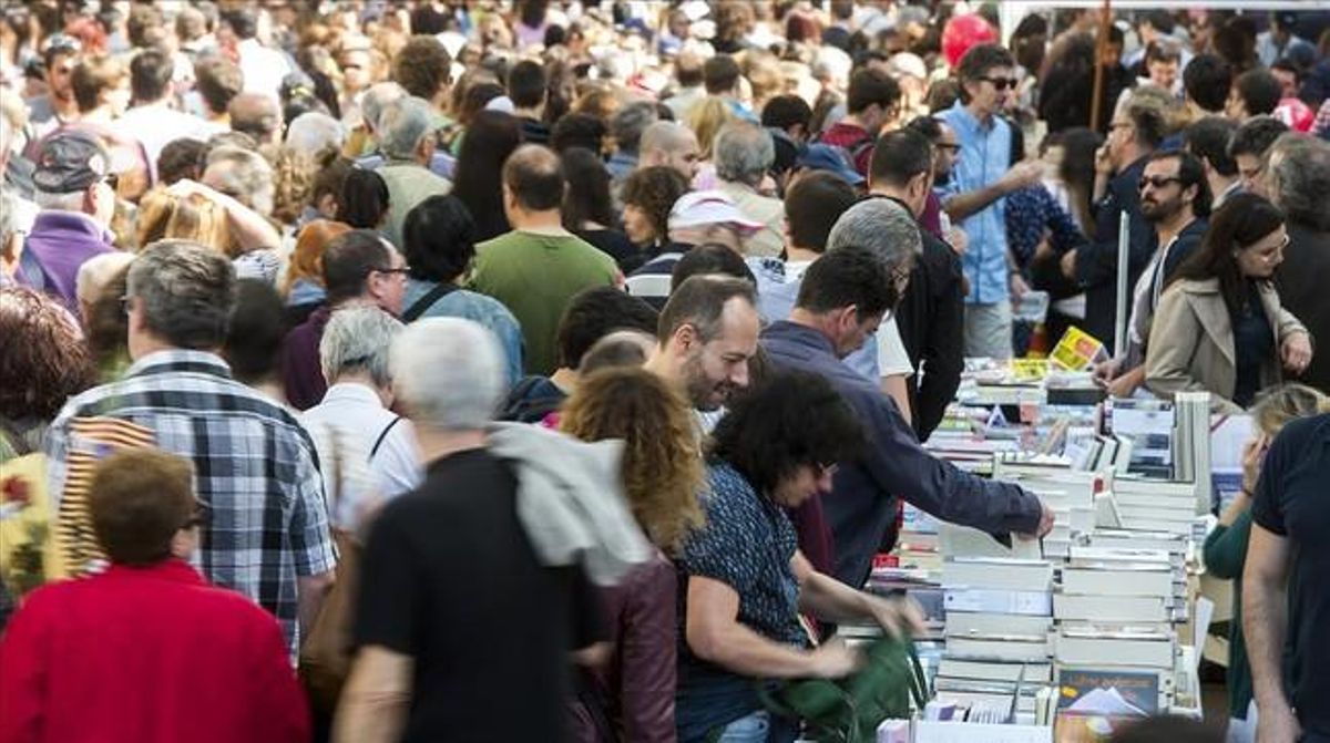 Puestos en el día de Sant Jordi Puestos en el día de Sant Jordi