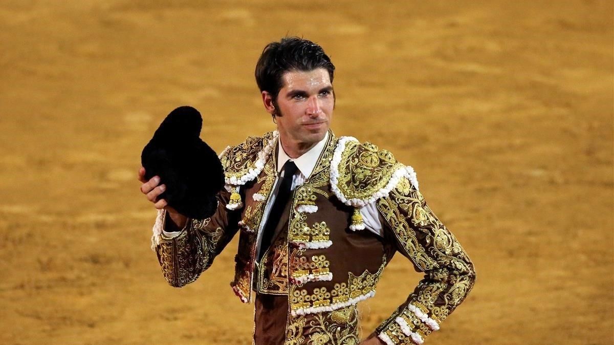 Cayetano Rivera, el pasado sábado en Estepona. Cayetano Rivera, el pasado sábado en Estepona.