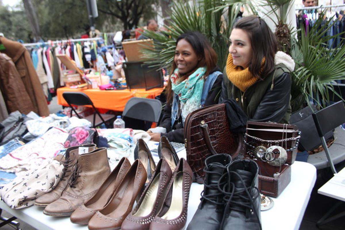 Cristina Díaz y Cristina Suárez estrenan su parada el pasado domingo en Flea Market.