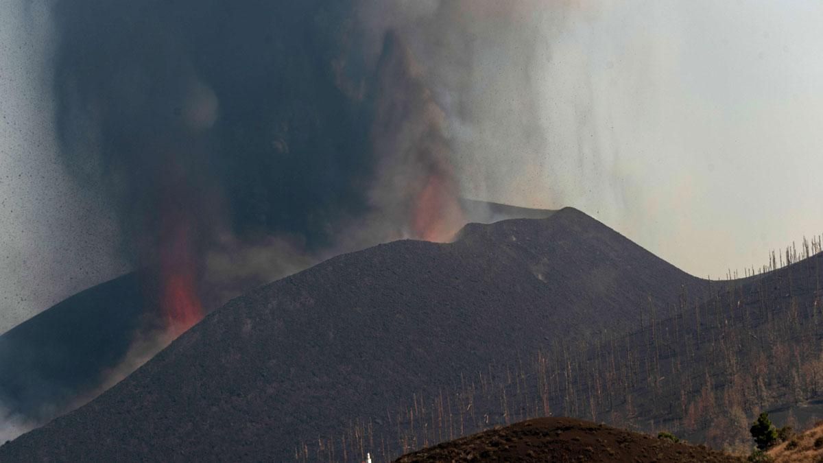 Erupción del volcán Cumbre Vieja, en La Palma. Erupción del volcán Cumbre Vieja, en La Palma.