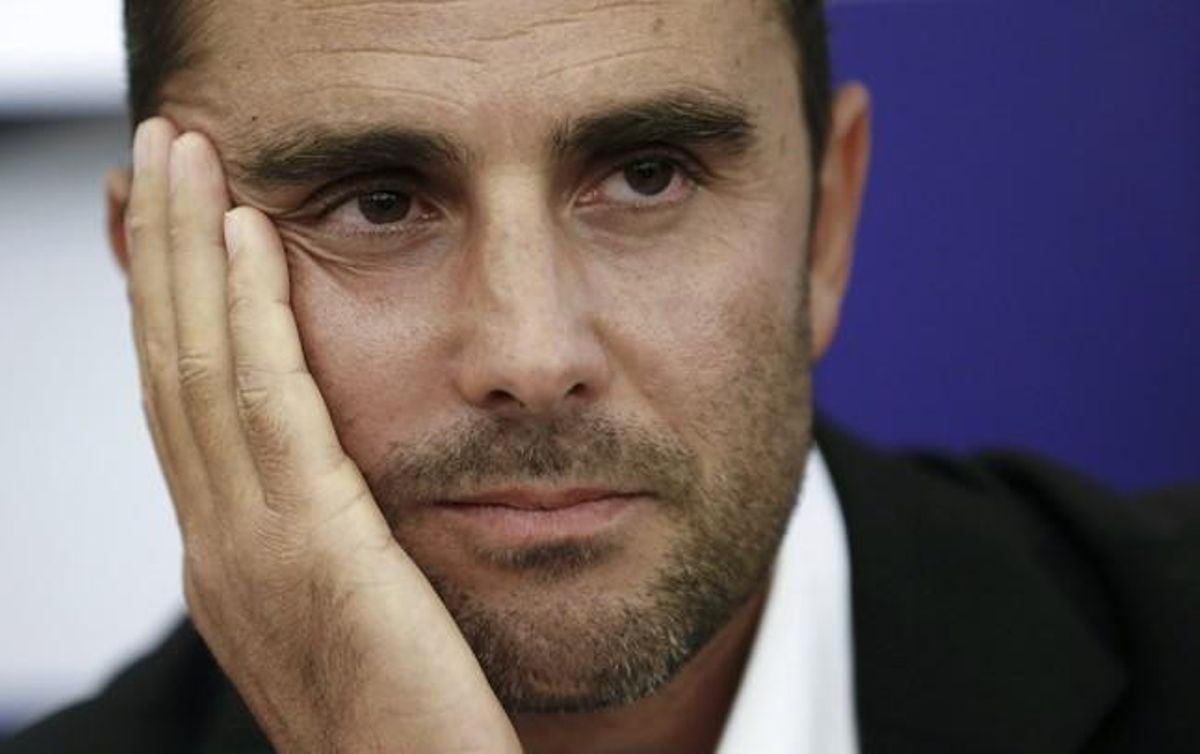 Falciani en una rueda de prensa en Francia en 2015. Falciani en una rueda de prensa en Francia en 2015.