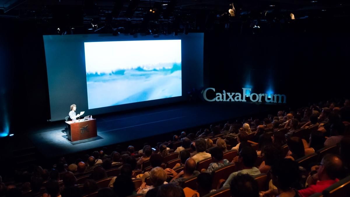 Aspecto del Auditori de CaixaForum, donde tendrán lugar las proyecciones. Aspecto del Auditori de CaixaForum, donde tendrán lugar las proyecciones.