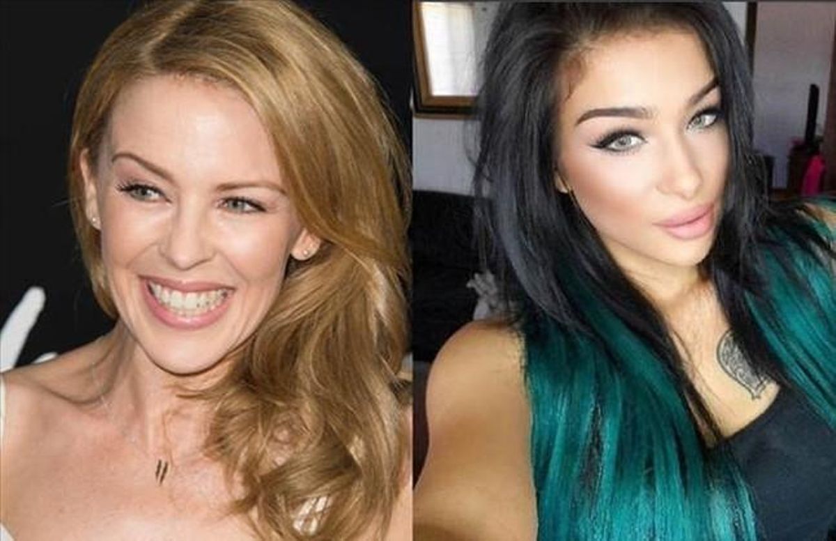 Kylie Minogue y Kylie Jenner. Kylie Minogue y Kylie Jenner.