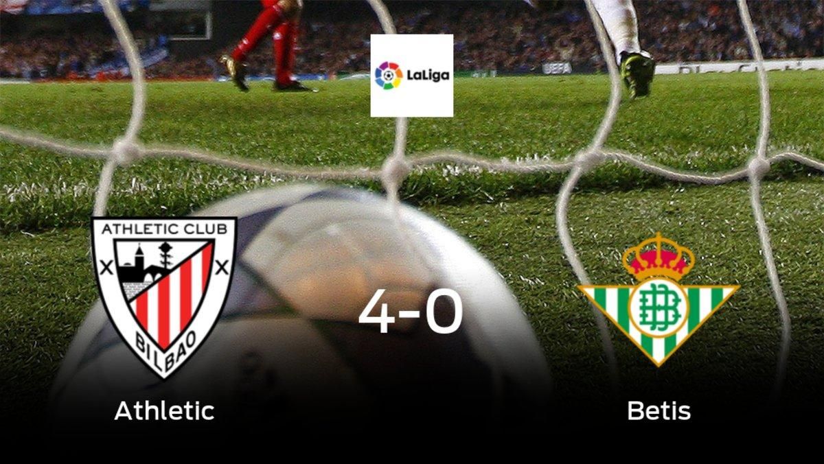 El Athletic suma tres puntos tras golear al Real Betis en casa (4-0) El Athletic suma tres puntos tras golear al Real Betis en casa (4-0)