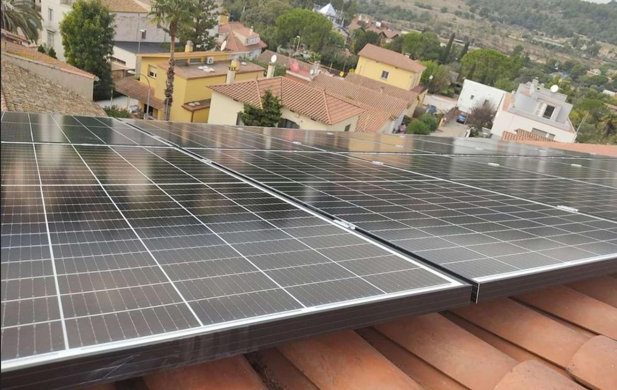 Placas fotovoltaicas en Sant Just Desvern