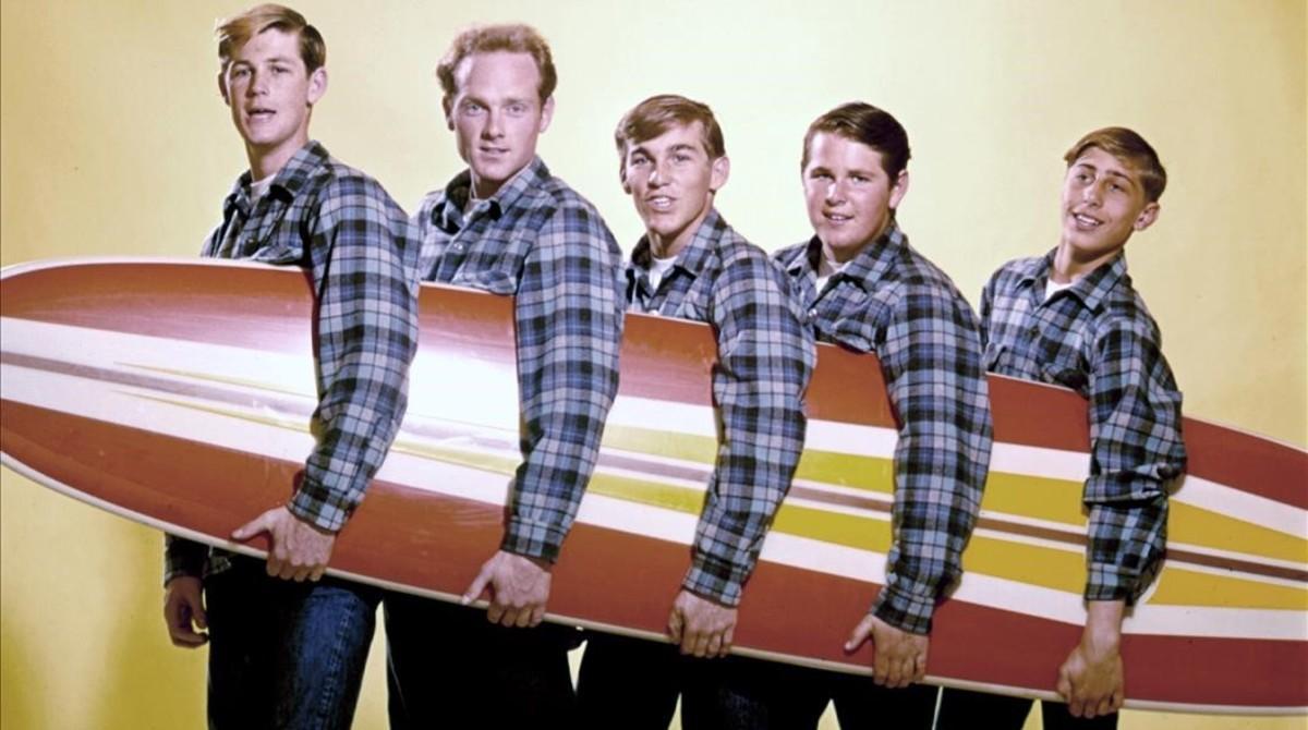 Los Beach Boys, en 1962. 