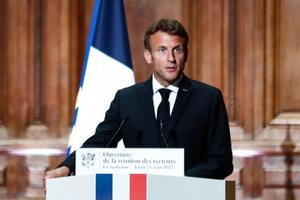 El presidente de Francia, Emmanuel Macron
