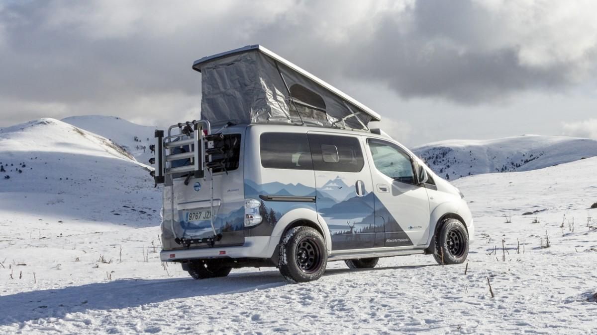 Nissan e-NV200 Winter Camper, para no quedarse frío Nissan e-NV200 Winter Camper, para no quedarse frío