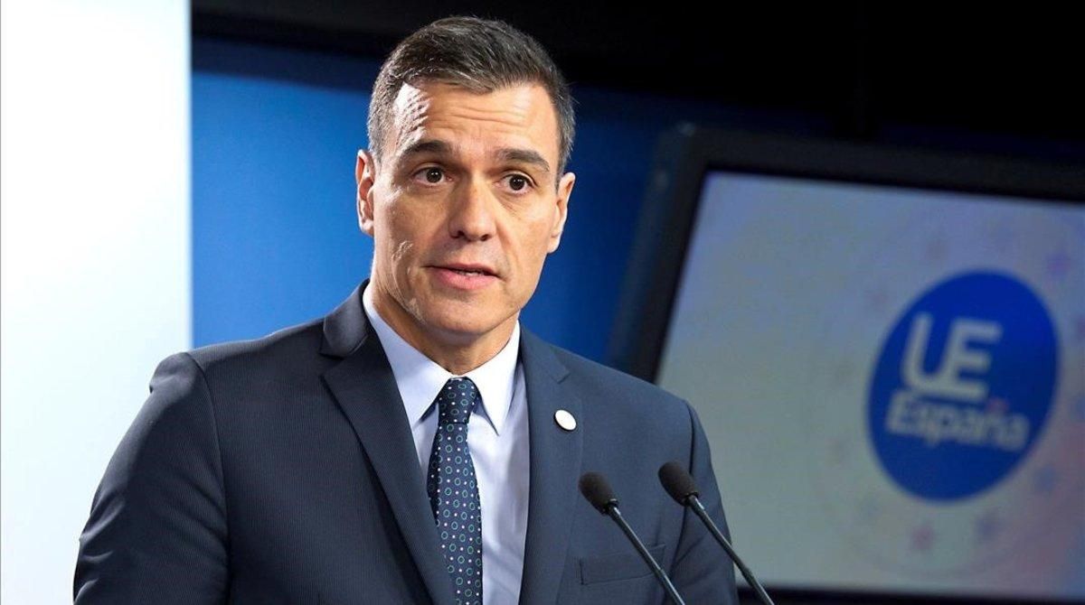 Pedro Sánchez, este viernes en Bruselas tras el Consejo Europeo. Pedro Sánchez, este viernes en Bruselas tras el Consejo Europeo.