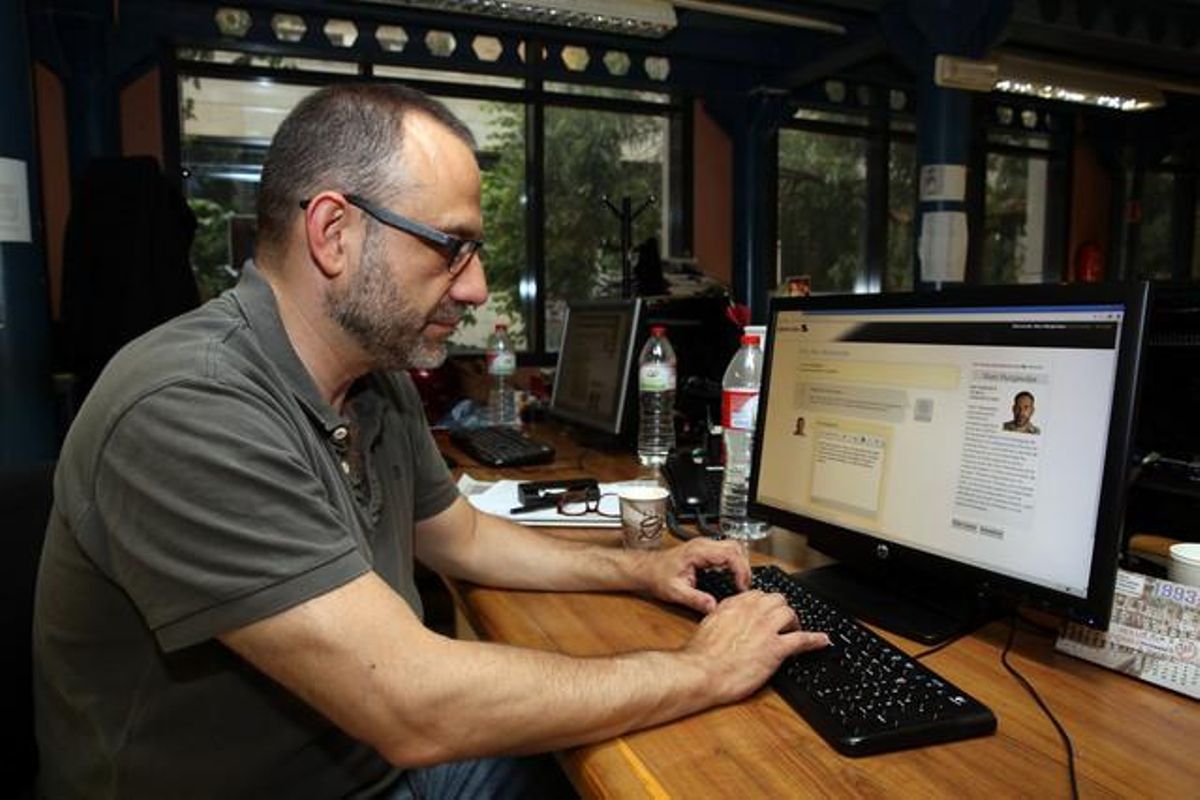 Marc Marginedas, durante un encuentro digital con los lectores de EL PERIÓDICO Marc Marginedas, durante un encuentro digital con los lectores de EL PERIÓDICO