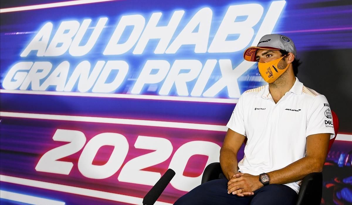 Carlos Sainz, en Abu Dhabi. Carlos Sainz, en Abu Dhabi.