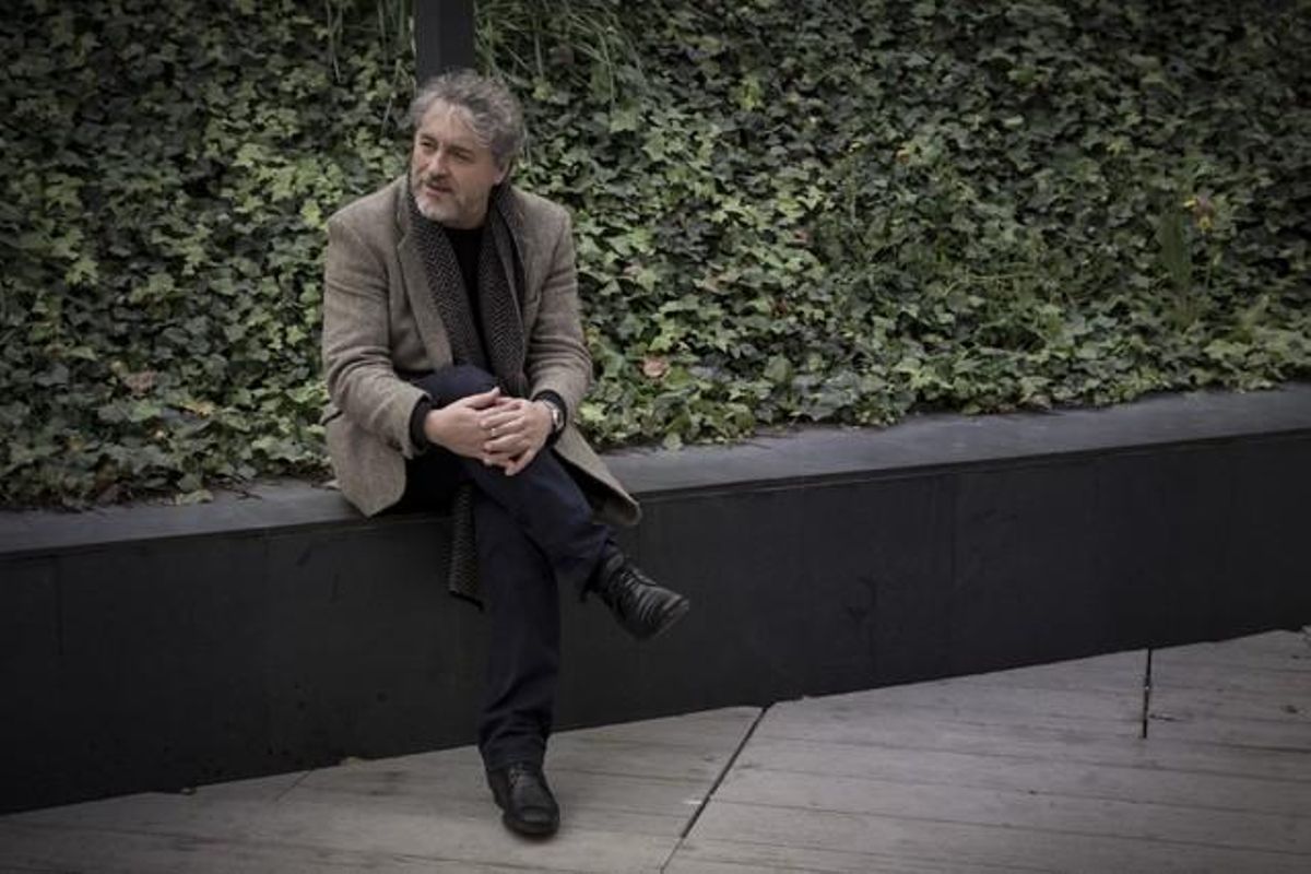 Manuel Rivas, en Barcelona. Manuel Rivas, en Barcelona.