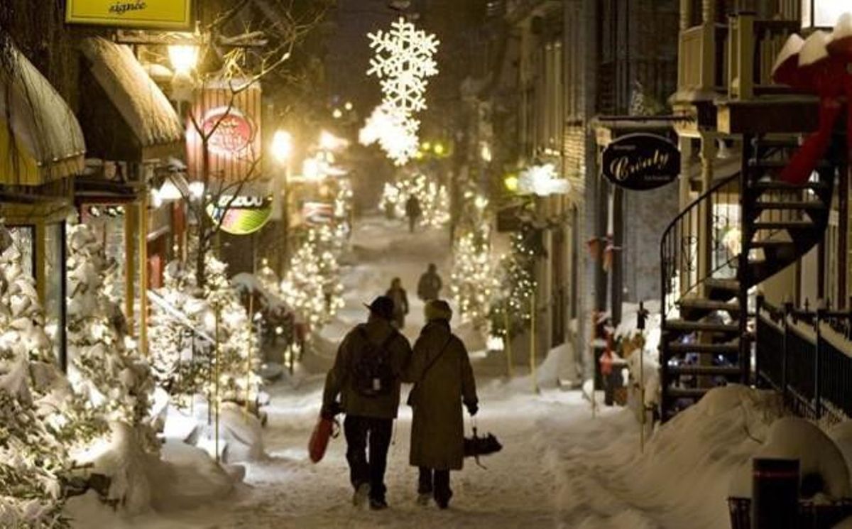 La calle de Petit-Champlain, en Québec, en una foto de archivo. La calle de Petit-Champlain, en Québec, en una foto de archivo.