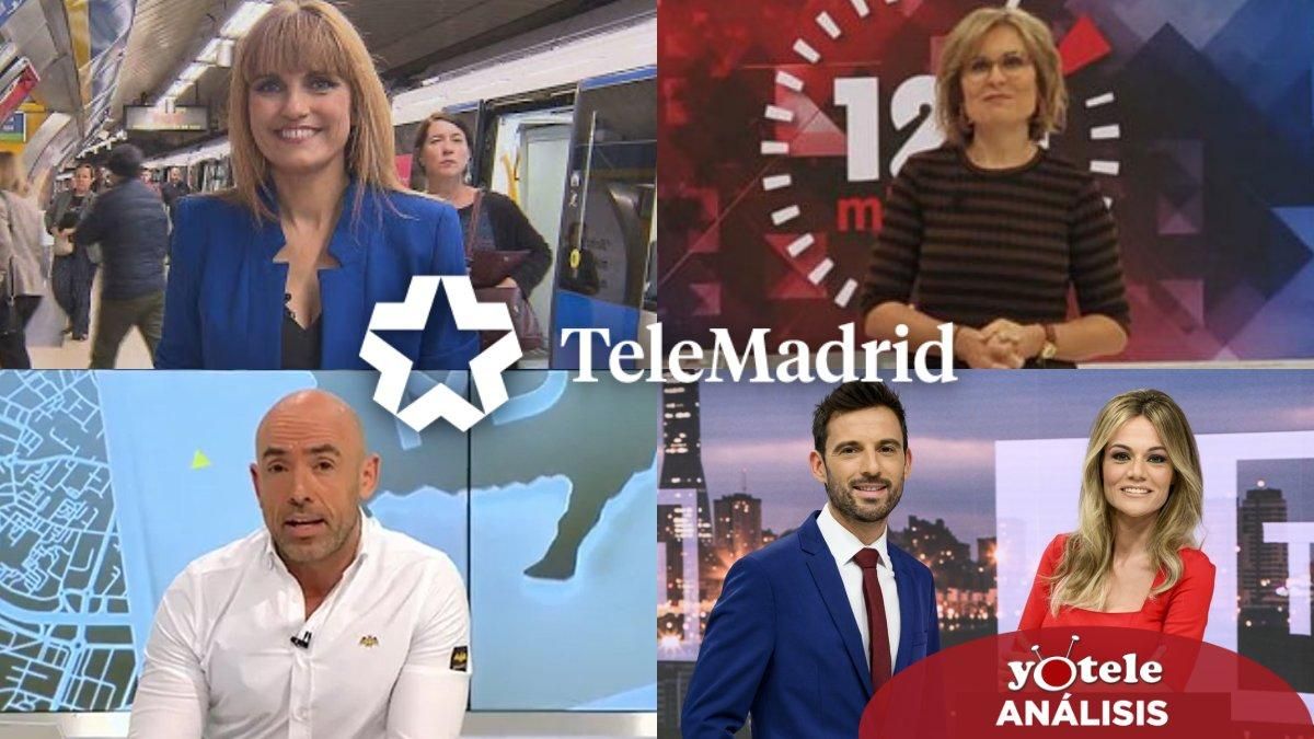 Algunos de los presentadores estrella de Telemadrid. Algunos de los presentadores estrella de Telemadrid.