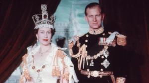 La reina Isabel y Felipe de Edimburgo