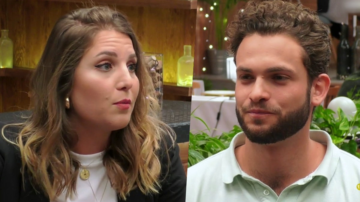 Sandra y Tomás en ’First Dates’. Sandra y Tomás en ’First Dates’.