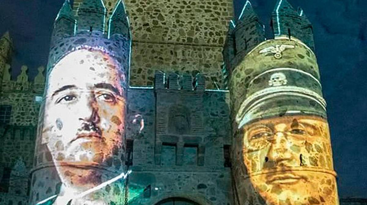 Franco y Himmler aparecen en un polémico espectáculo en Guadamur (Toledo).