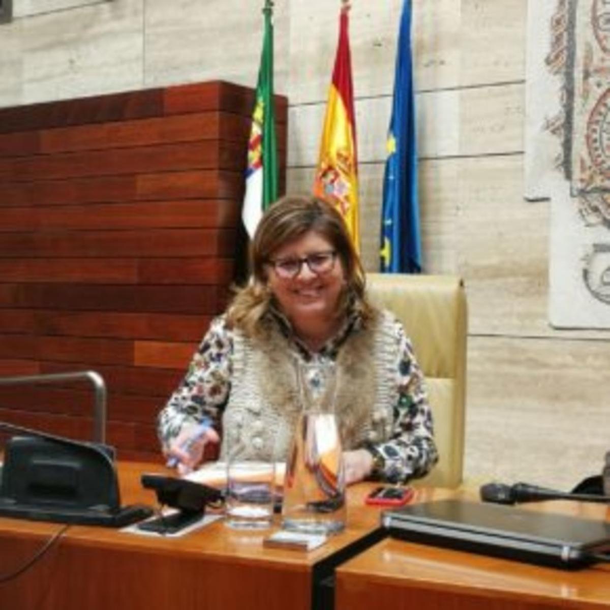 La portavoz de Ciudadanos en la Asamblea de Extremadura, María Victoria Domínguez.