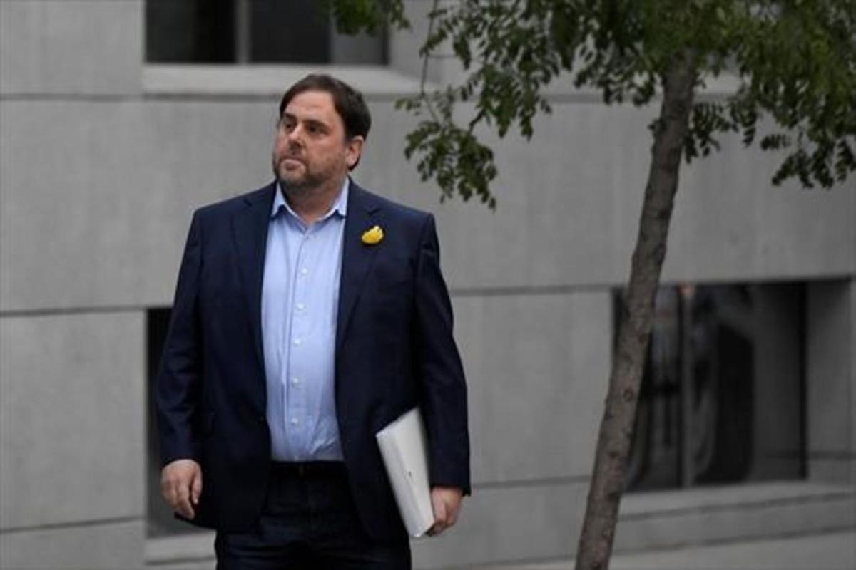 Oriol Junqueras, el 2 de noviembre. Oriol Junqueras, el 2 de noviembre.