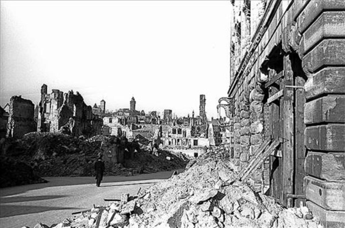 Boix captó Nuremberg destruida en 1946, cuando testificó en los juicios.