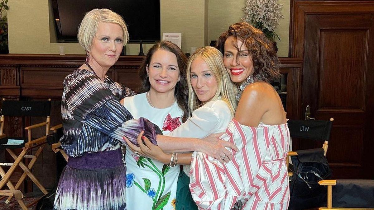 Cinthya Nixon, Kristin Davis, Sarah Jessica Parker y Nicola Ari Parker. Cinthya Nixon, Kristin Davis, Sarah Jessica Parker y Nicola Ari Parker.