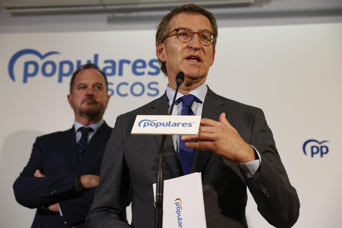 Feijóo s’obre a pactar l’augment de la despesa militar anunciada per Sánchez Feijóo s’obre a pactar l’augment de la despesa militar anunciada per Sánchez