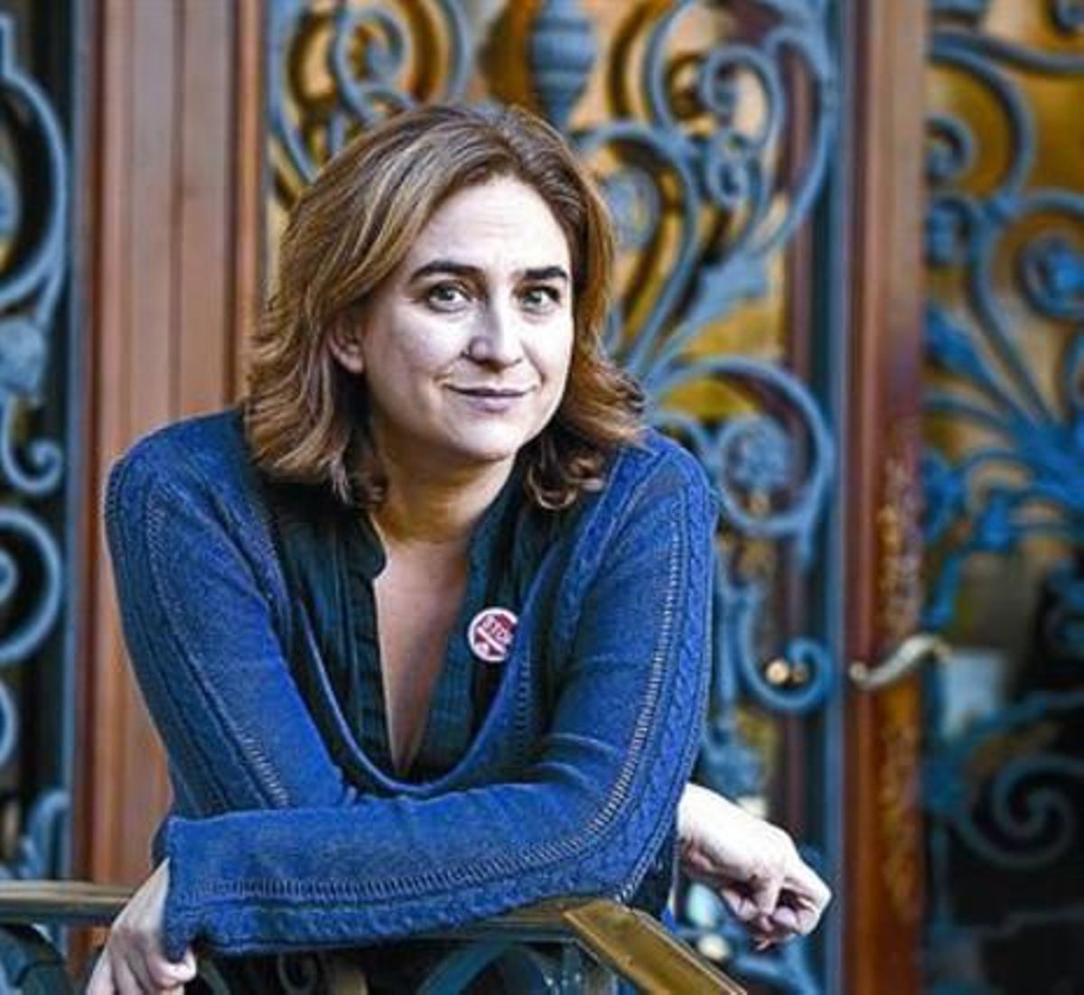 Ada Colau, ayer, ante el Col·legi d’Advocats de Barcelona. Ada Colau, ayer, ante el Col·legi d’Advocats de Barcelona.