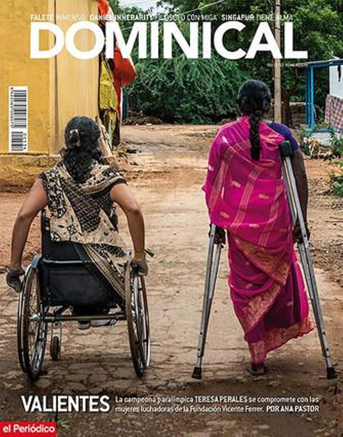 La campeona Teresa Perales, en la portada de ’Dominical’. La campeona Teresa Perales, en la portada de ’Dominical’.