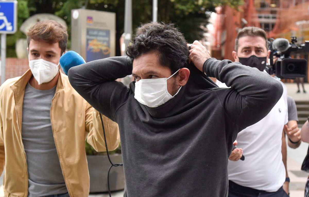 Uno de los detenidos por la paliza de Amorebieta. Uno de los detenidos por la paliza de Amorebieta.