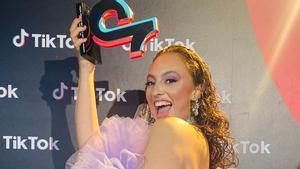 Marta Comin, el pasado diciembre, durante la gala de los premios a los creadores de TikTok más destacados del 2022.