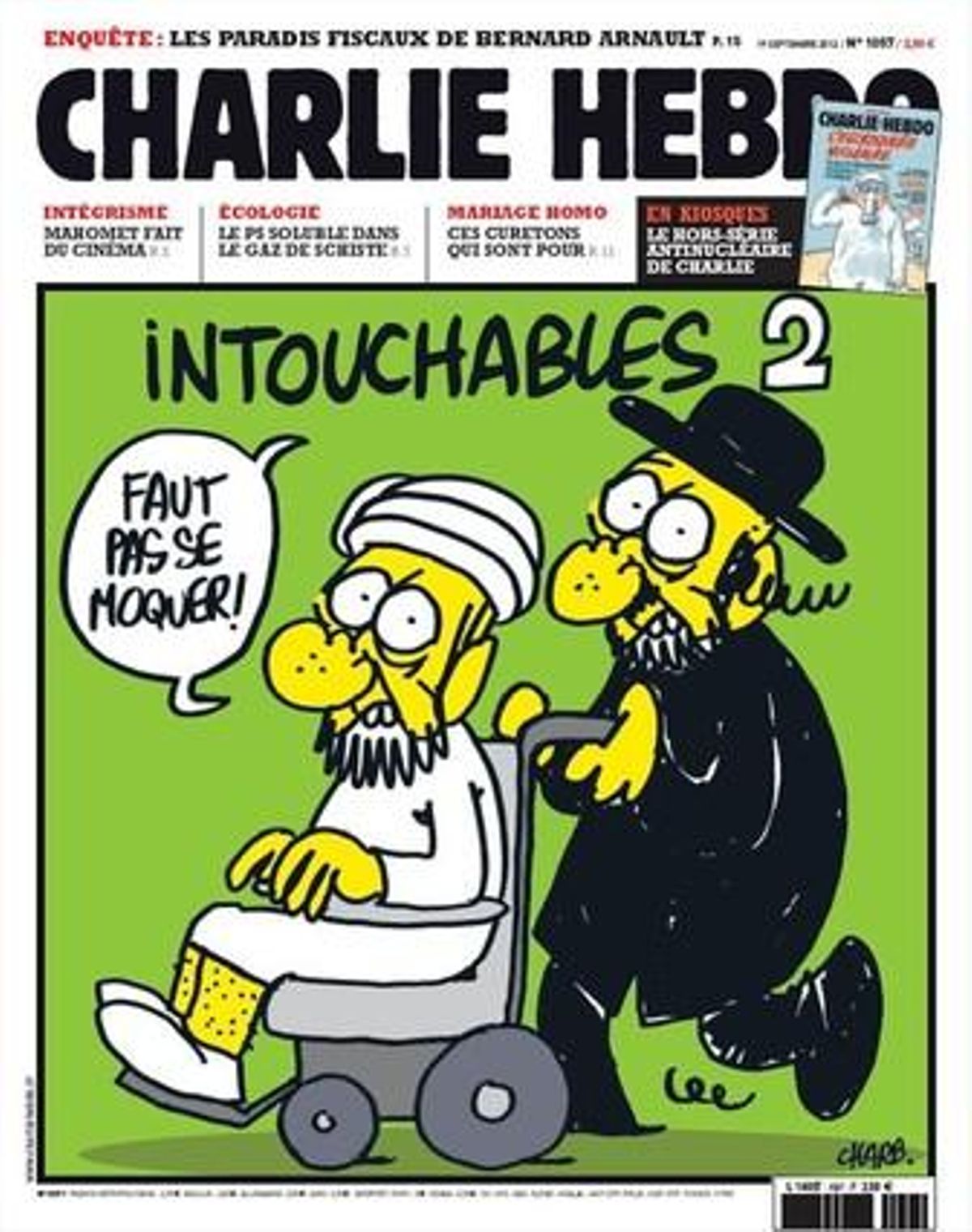 Portada del semanario francés ’Charlie Hebdo’. Portada del semanario francés ’Charlie Hebdo’.