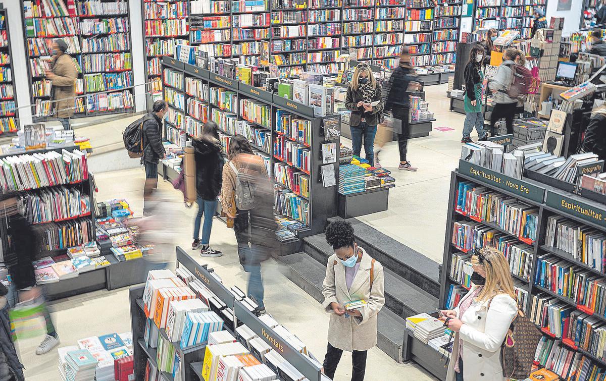 Una librería de Barcelona.