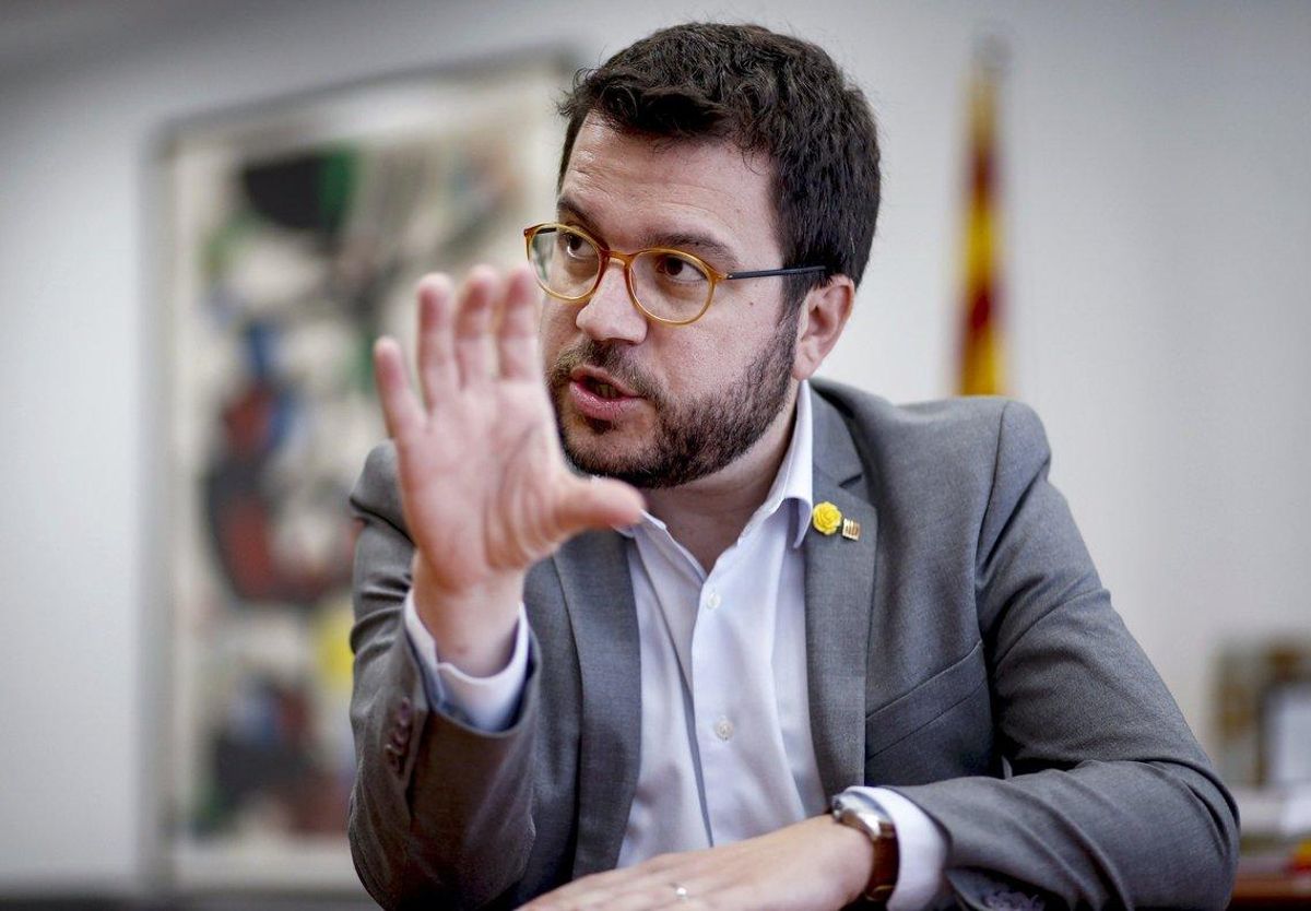 El vicepresidente del Govern y ’conseller’ de Economía, Pere Aragonès. El vicepresidente del Govern y ’conseller’ de Economía, Pere Aragonès.