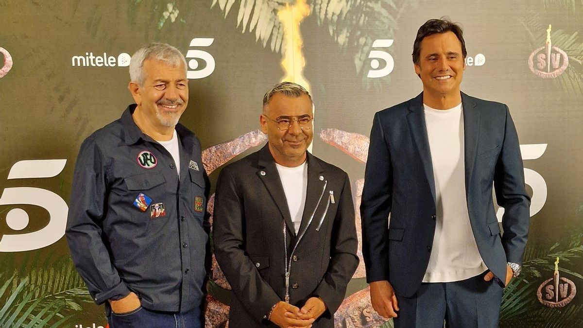 Carlos Sobera, Jorge Javier Vázquez e Ion Aramendi Carlos Sobera, Jorge Javier Vázquez e Ion Aramendi