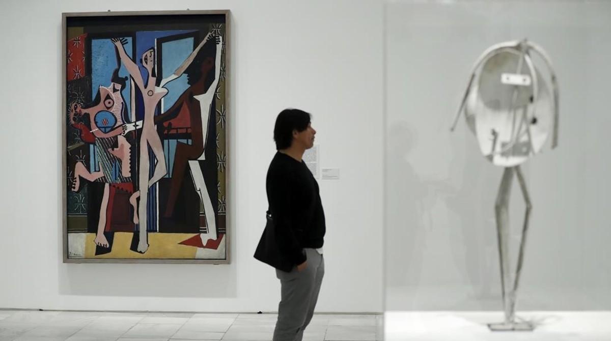 ’Las tres bailarinas’ (1925), la primera tela de Picasso en la que irrumpen la extravagancia, la oscuridad y el desmembramiento. 