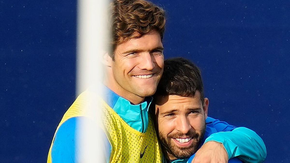 Marcos Alonso i Bellerín ja treballen amb el Barça