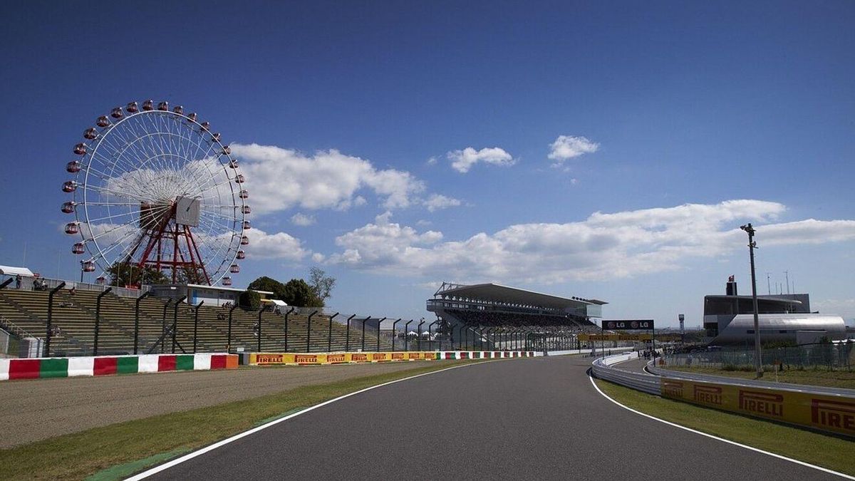 Los pilotos disfrutan de estas magníficas vistas en la parrilla de Suzuka. Los pilotos disfrutan de estas magníficas vistas en la parrilla de Suzuka.