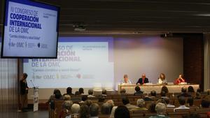 Apertura del Congreso de Cooperación Internacional de la OMC, que se celebra en el Colegio Oficial de Médicos de Valencia