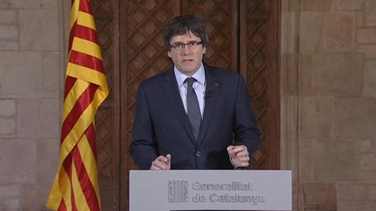 Carles Puigdemont: Hoy muchos nos sentimos juzgados.