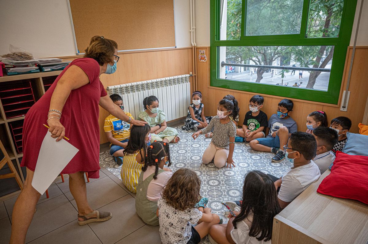 Vuelta al cole en la escuela pública CEIP Castella. Vuelta al cole en la escuela pública CEIP Castella.