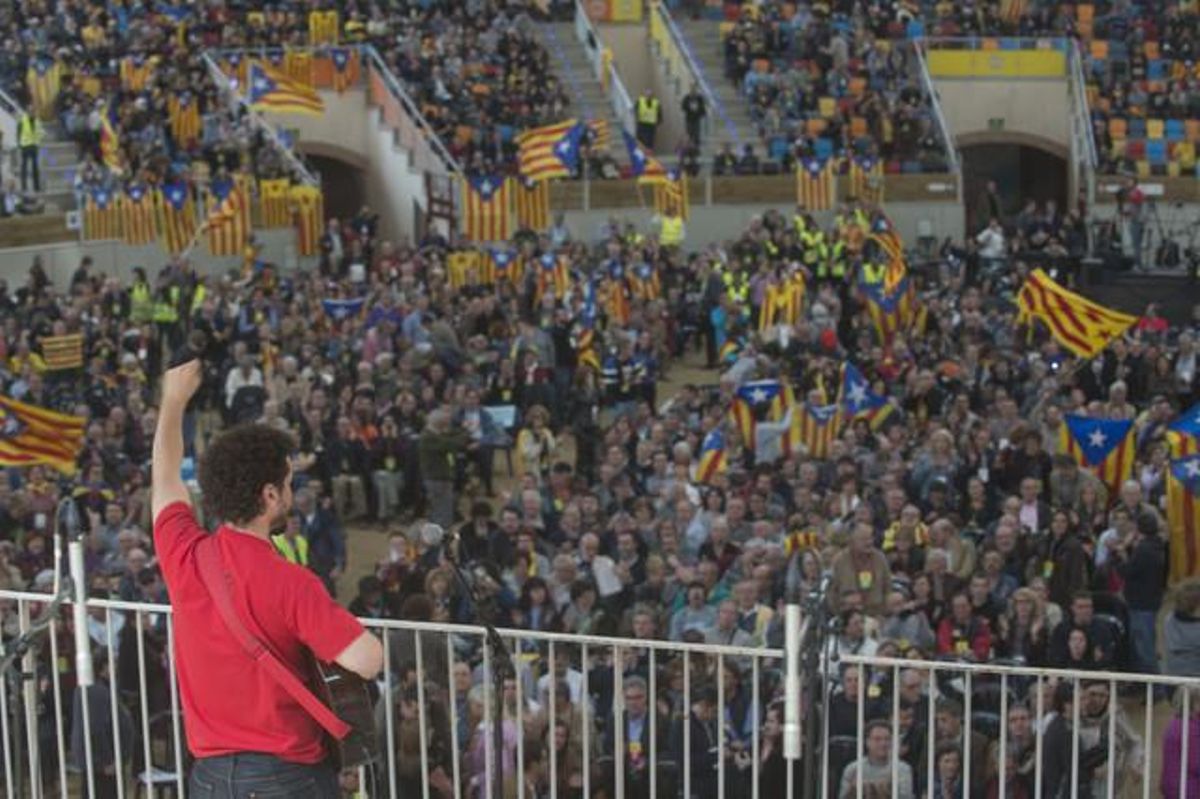El encuentro de la Assamblea Nacional Catalana (ANC) de este sábado. El encuentro de la Assamblea Nacional Catalana (ANC) de este sábado.